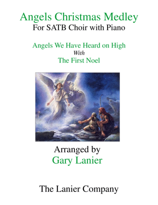 Book cover for ANGELS CHRISTMAS MEDLEY (for SATB Choir with Piano)