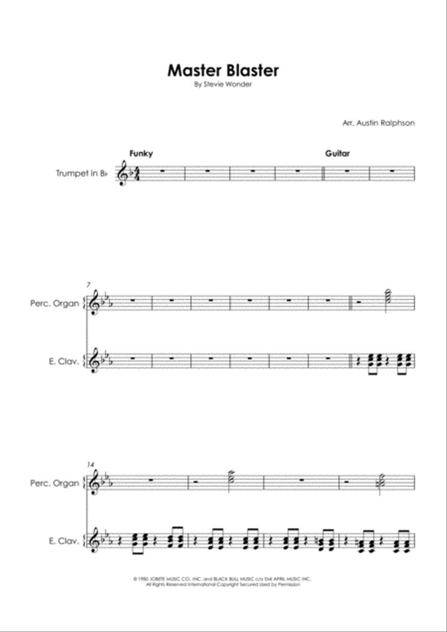 Master Blaster Tenor Saxophone scores gallery preview page 2