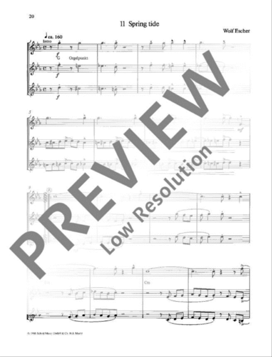 20 Jazz-Trios 20 Jazz-Trios B-Flat Trumpet scores gallery preview page 21