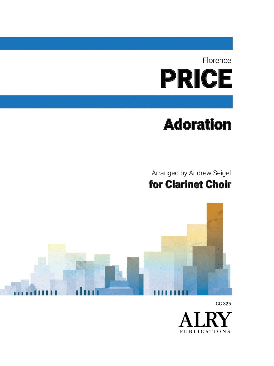 Adoration for Clarinet Choir Clarinet Choir scores gallery preview page 1