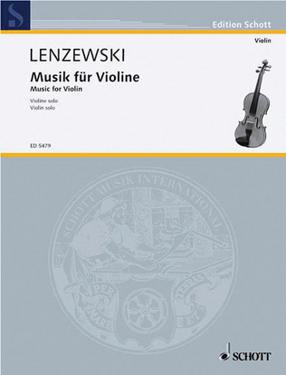 Book cover for Musik Fur Violine Solo