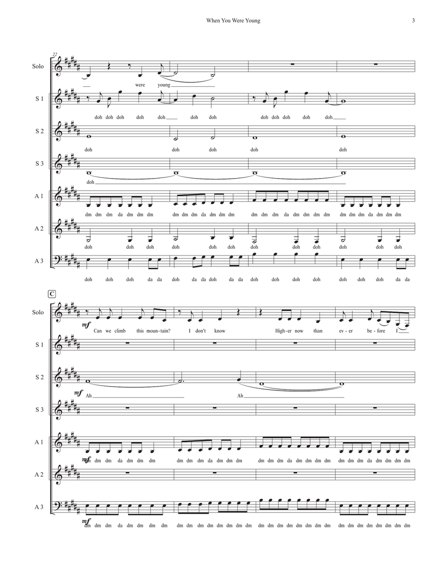 When You Were Young SA scores gallery preview page 3