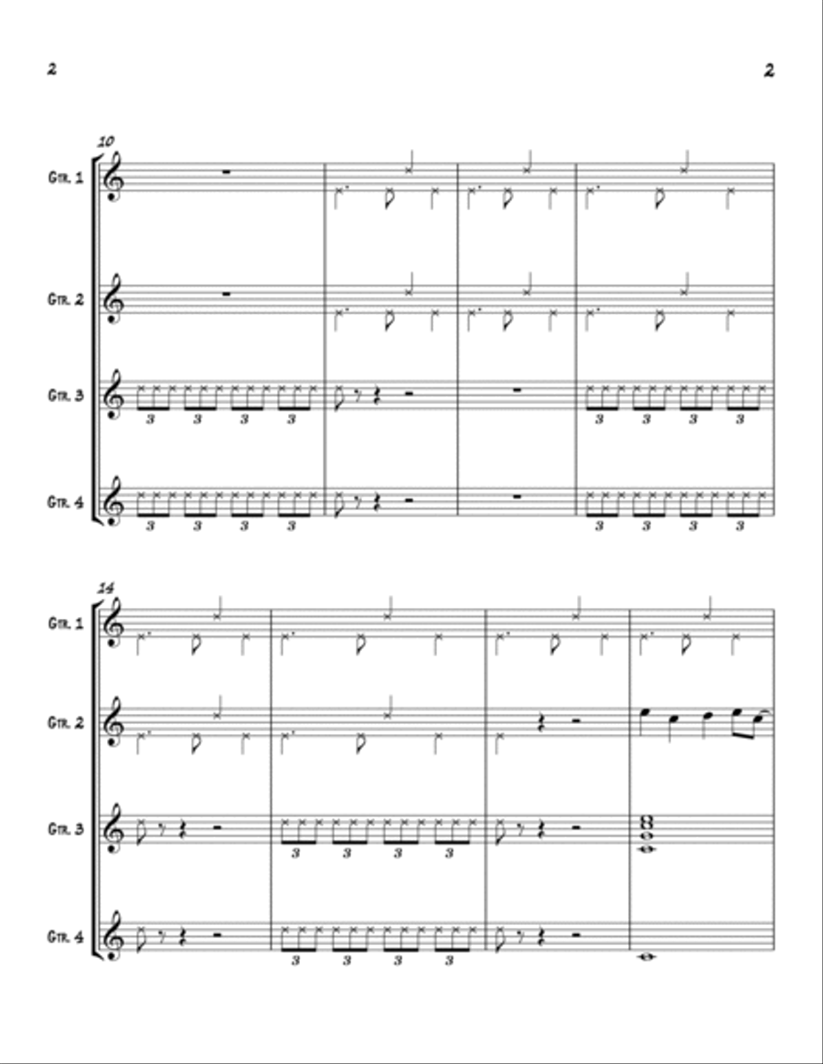 Wavin' Flag (coca-cola Celebration Mix) Acoustic Guitar scores gallery preview page 2