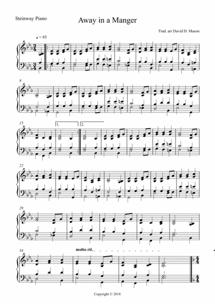 10 Christmas Carols for Flute Trio with piano accompaniment image number null