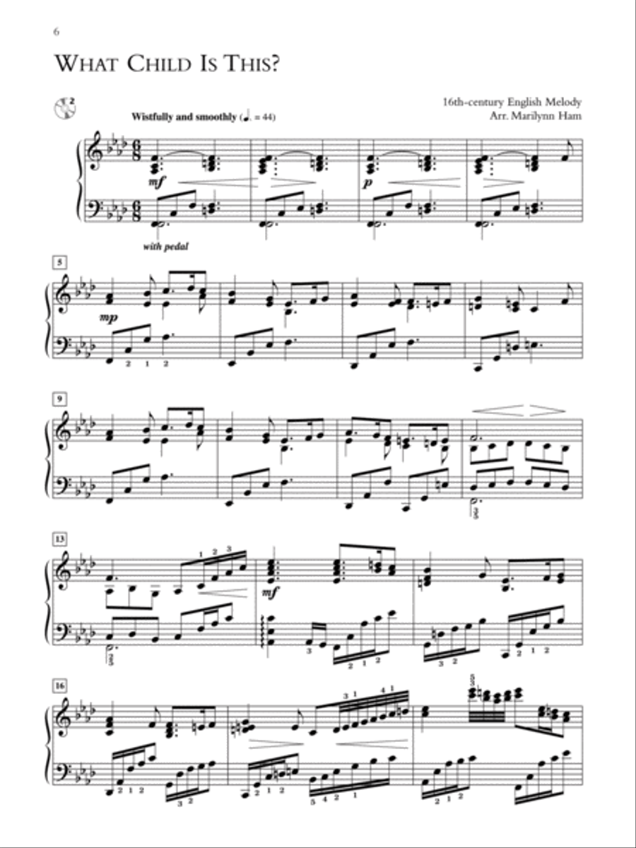 Glory to the Newborn King Piano Solo scores gallery preview page 5