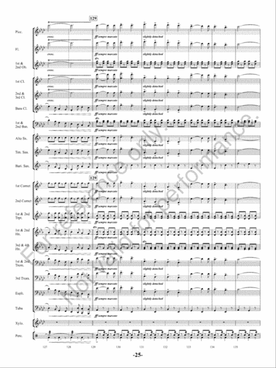 The Charlatan The Charlatan Concert Band scores gallery preview page 26