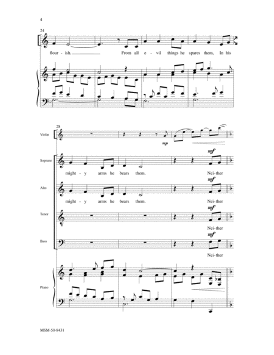 Children of the Heavenly Father 4-Part scores gallery preview page 3