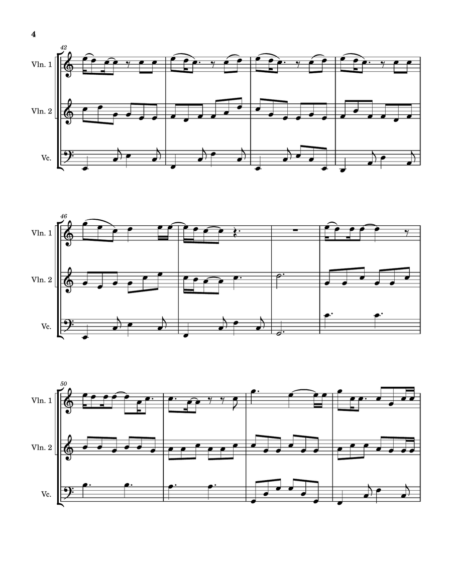 Beautiful Crazy String Trio scores gallery preview page 5