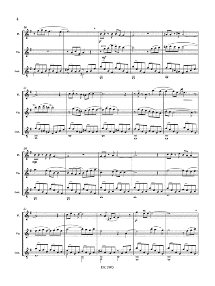 Brume sur la lande Brume sur la lande Flute scores gallery preview page 4
