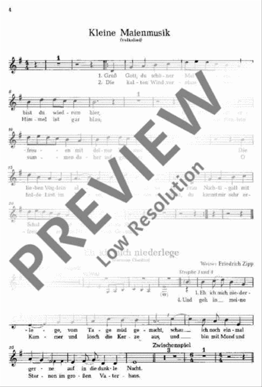 Fest und Feier Children's Choir scores gallery preview page 5