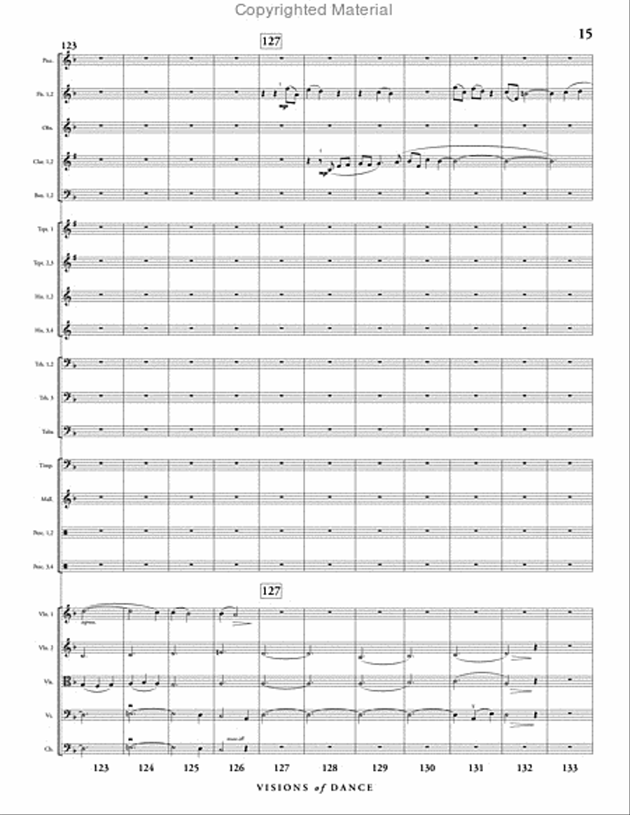 Visions of Dance Full Orchestra scores gallery preview page 16
