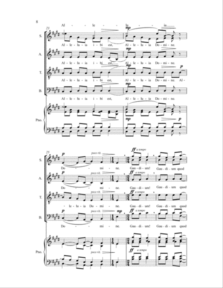 Caritas et Amor Caritas et Amor SSATB scores gallery preview page 5