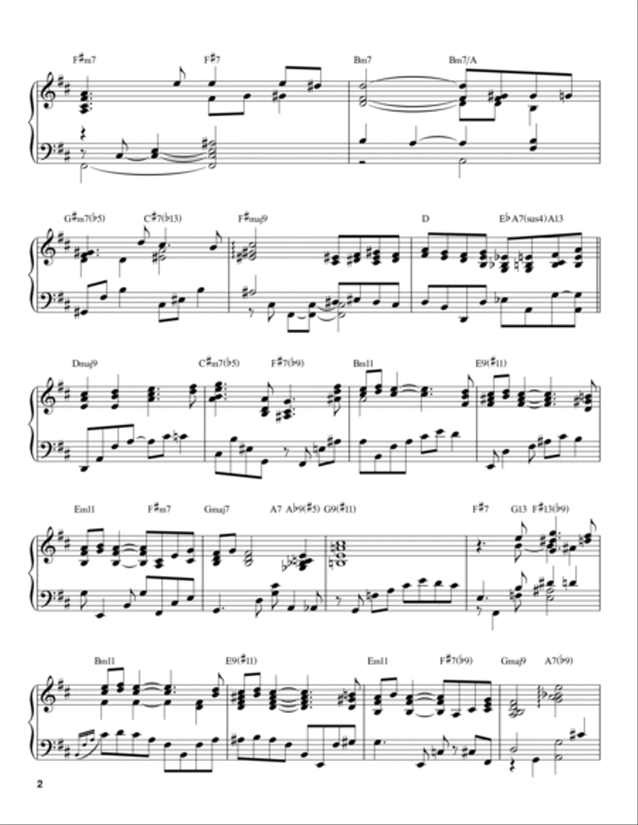 A Time For Love Piano scores gallery preview page 2
