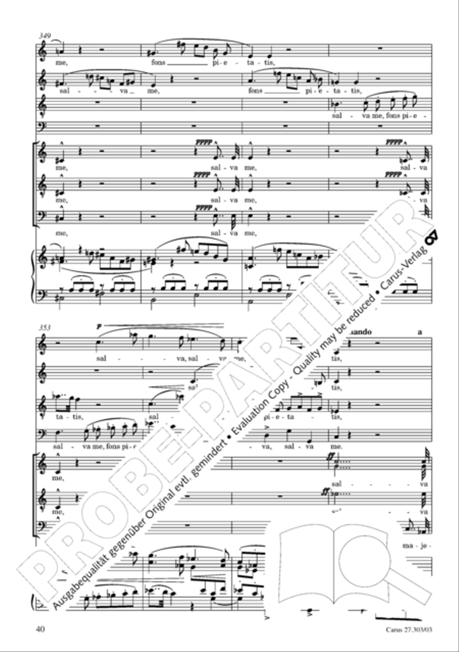 Messa da Requiem 4-Part scores gallery preview page 41