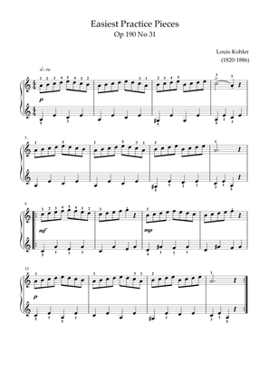Practice Piece - Op.190 No.31
