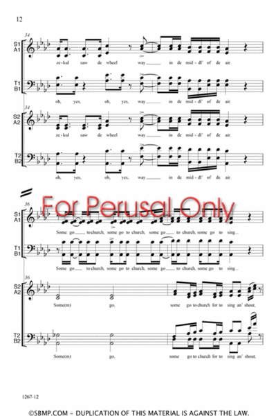 Ezekiel - SATB Double Choir Octavo image number null