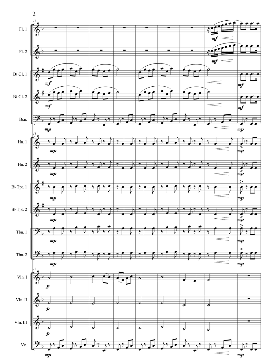 Popurris sobre els temes dels anys 70-80.Partitura general i parts d'orquestra. Full Orchestra scores gallery preview page 2