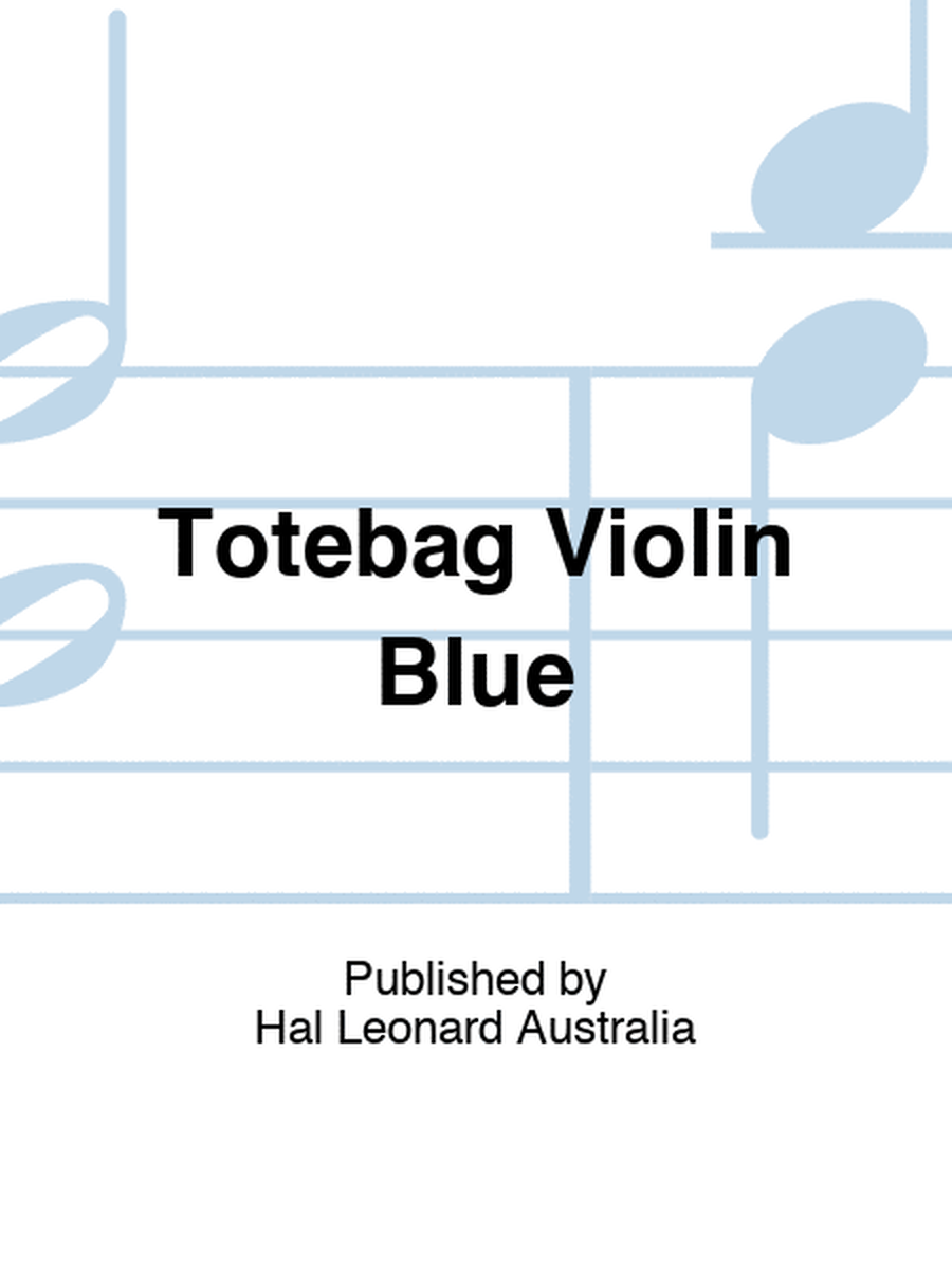 Totebag Violin Blue