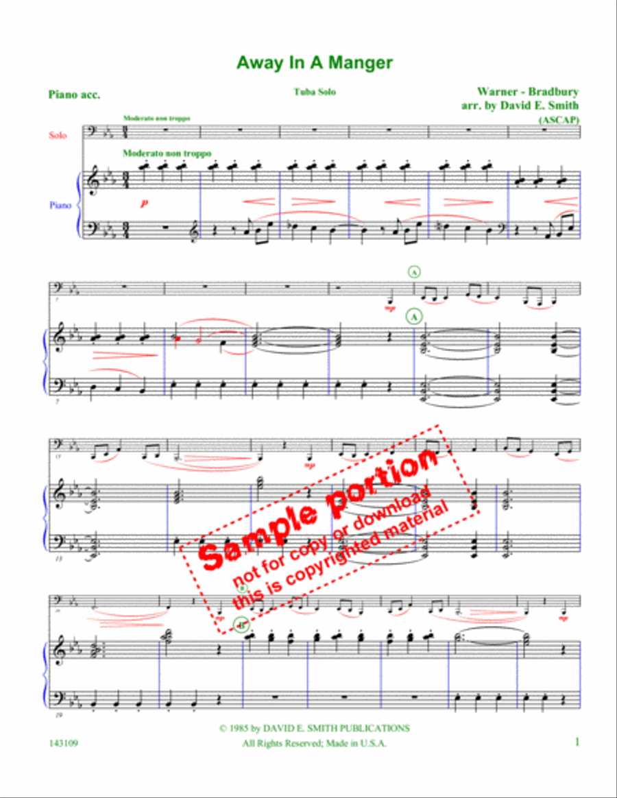 Away In A Manger Flute scores gallery preview page 2