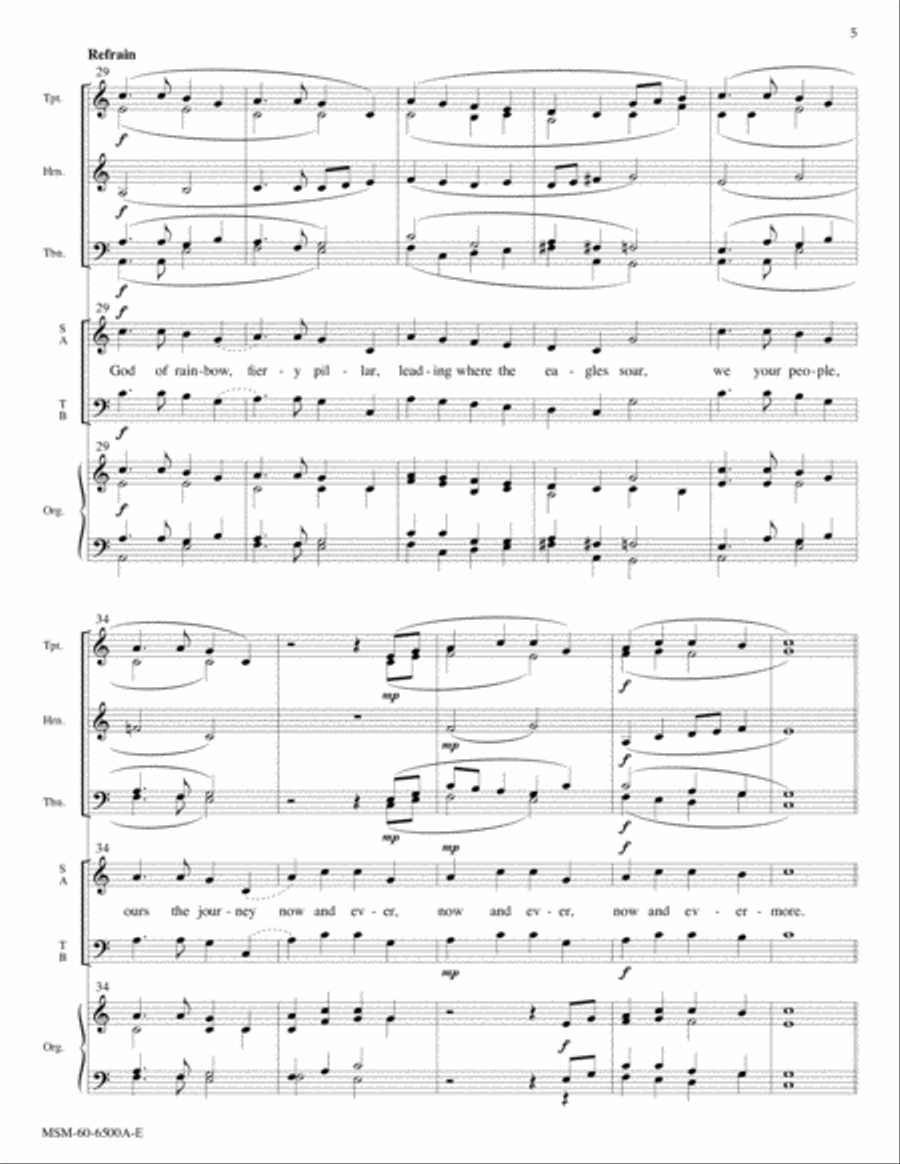 In the Midst of New Dimensions Choir scores gallery preview page 5