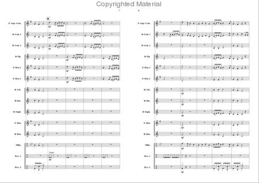 Ding Dong it's Christmas Brass Band scores gallery preview page 4