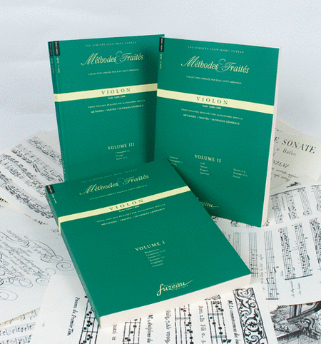Methodes and Traites Violon - 3 Volumes - Italie 1600-1800