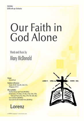 Book cover for Our Faith in God Alone