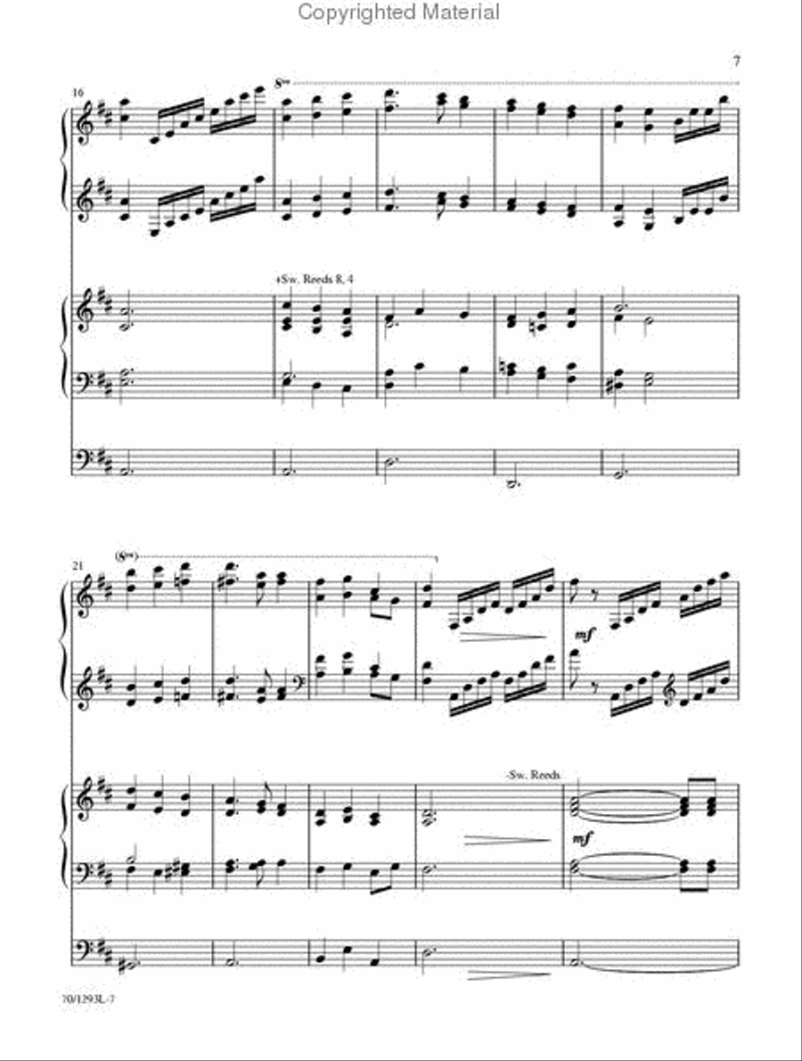 Gather Twogether Organ scores gallery preview page 6
