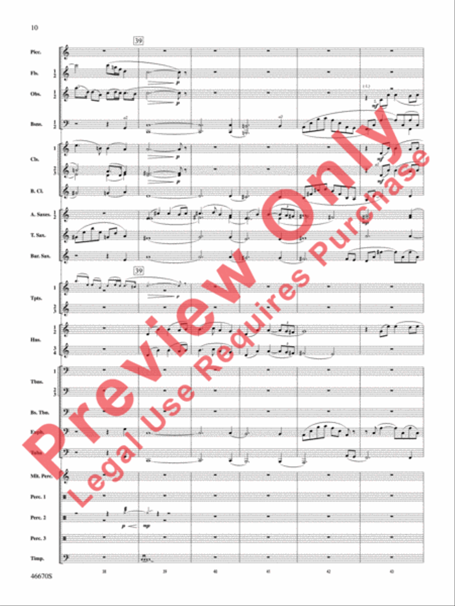The Falls Concert Band scores gallery preview page 11