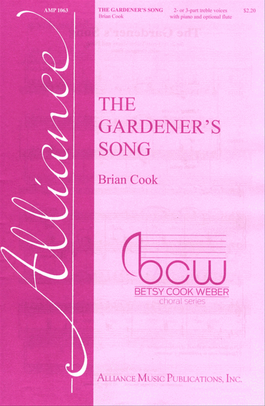 Gardener's Song Gardener's Song 3-Part scores gallery preview page 1