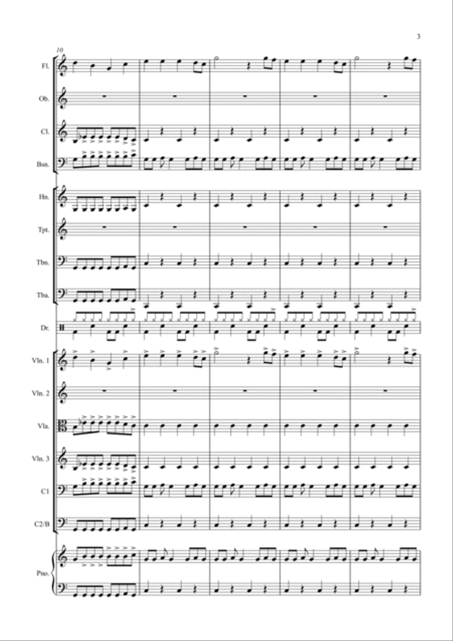 Vivaldi Rocks! for School Orchestra Full Orchestra scores gallery preview page 3
