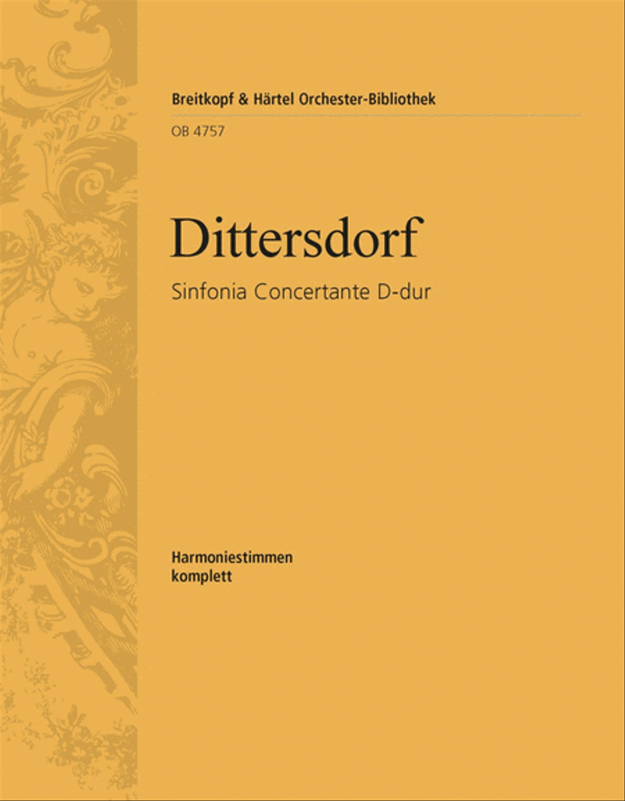Sinfonia Concertante in D major Orchestra scores gallery preview page 1
