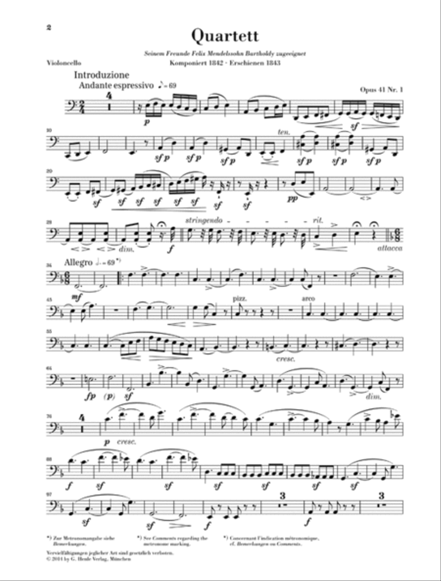 String Quartets Op. 41 String Quartet scores gallery preview page 5