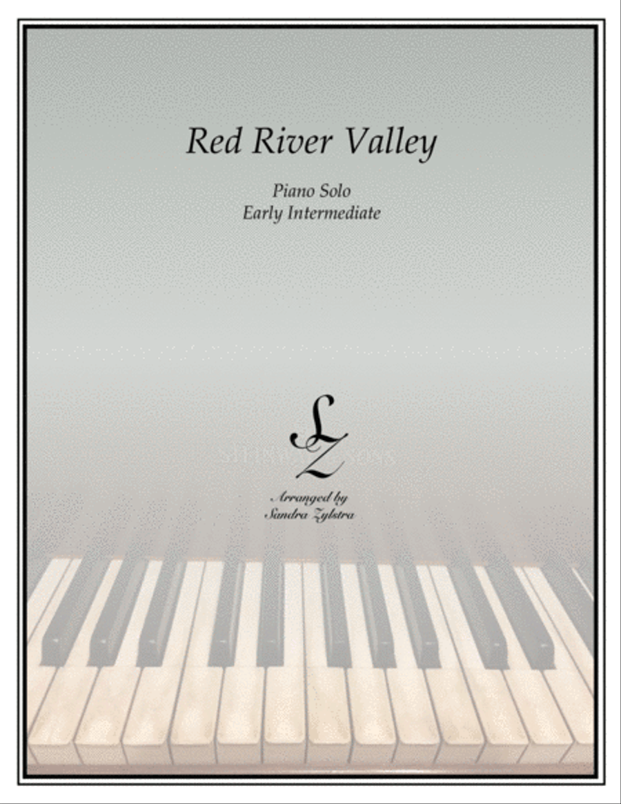 Red River Valley (early intermediate piano solo) image number null