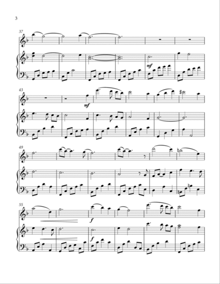 Moon River Flute Solo scores gallery preview page 4