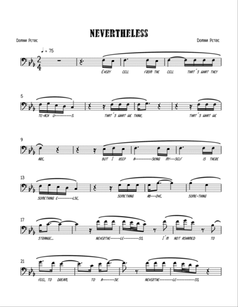 Nevertheless Alto Voice scores gallery preview page 2