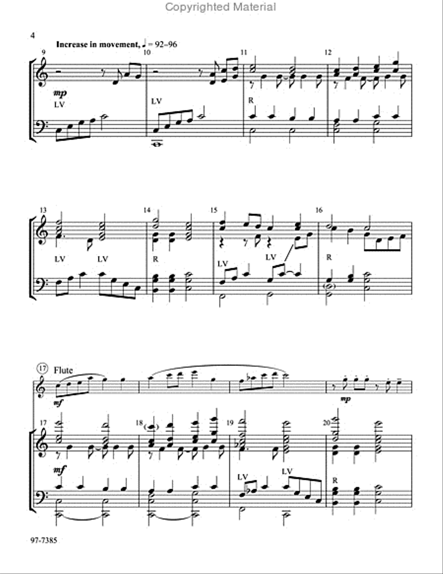 Soul, Adorn Yourself with Gladness Handbell Choir scores gallery preview page 3