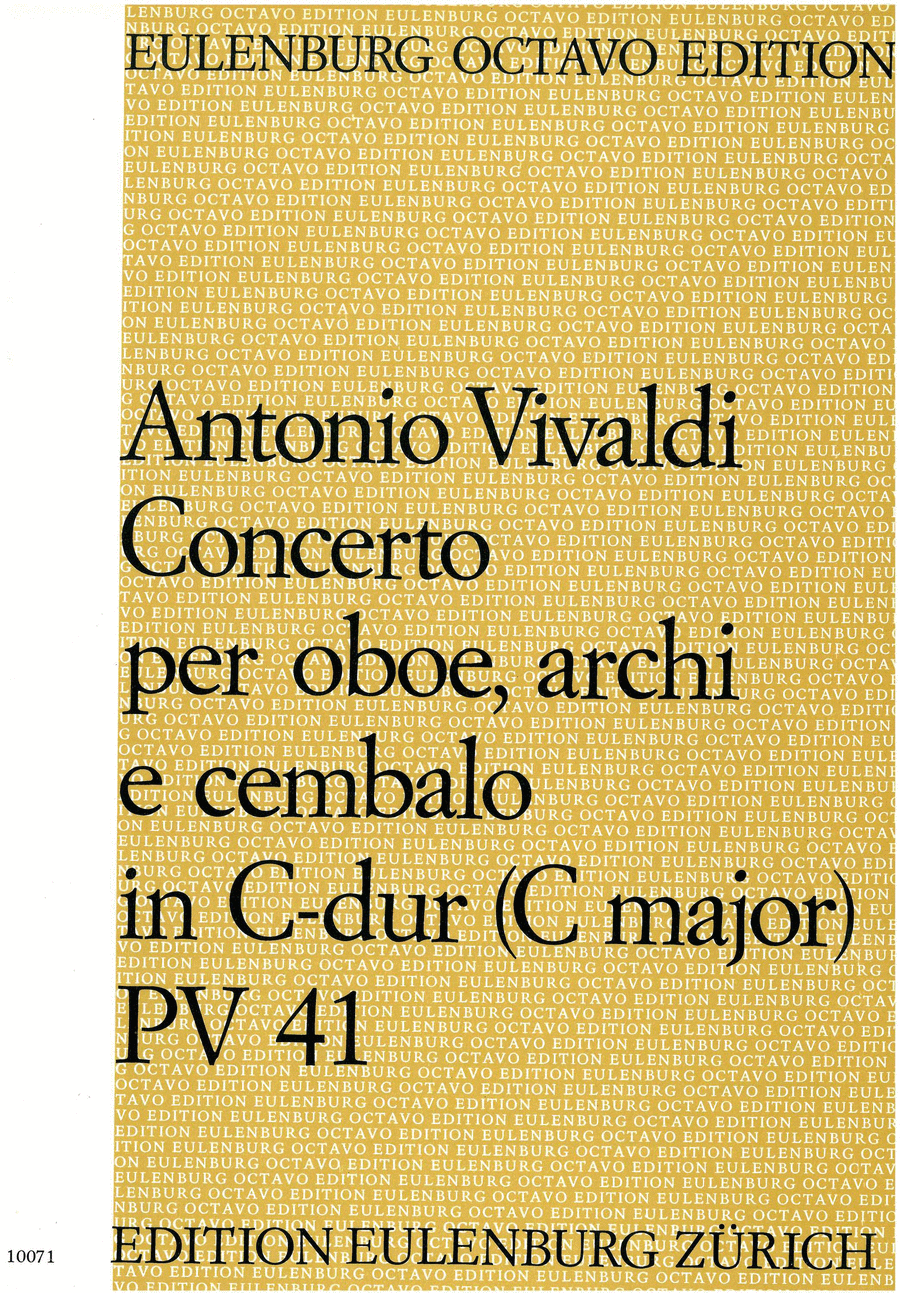 Concerto for oboe Oboe Solo scores gallery preview page 1