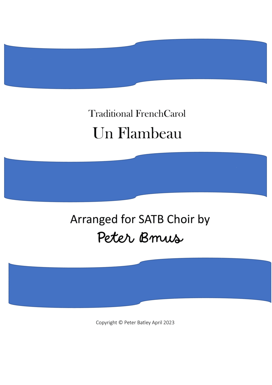 Un flambeau (A torch) 4-Part scores gallery preview page 1