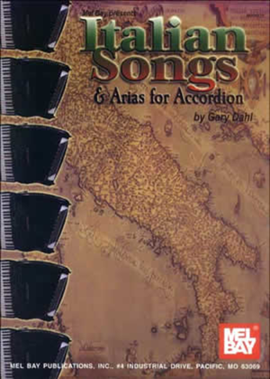 Book cover for Italian Songs & Arias for Accordion