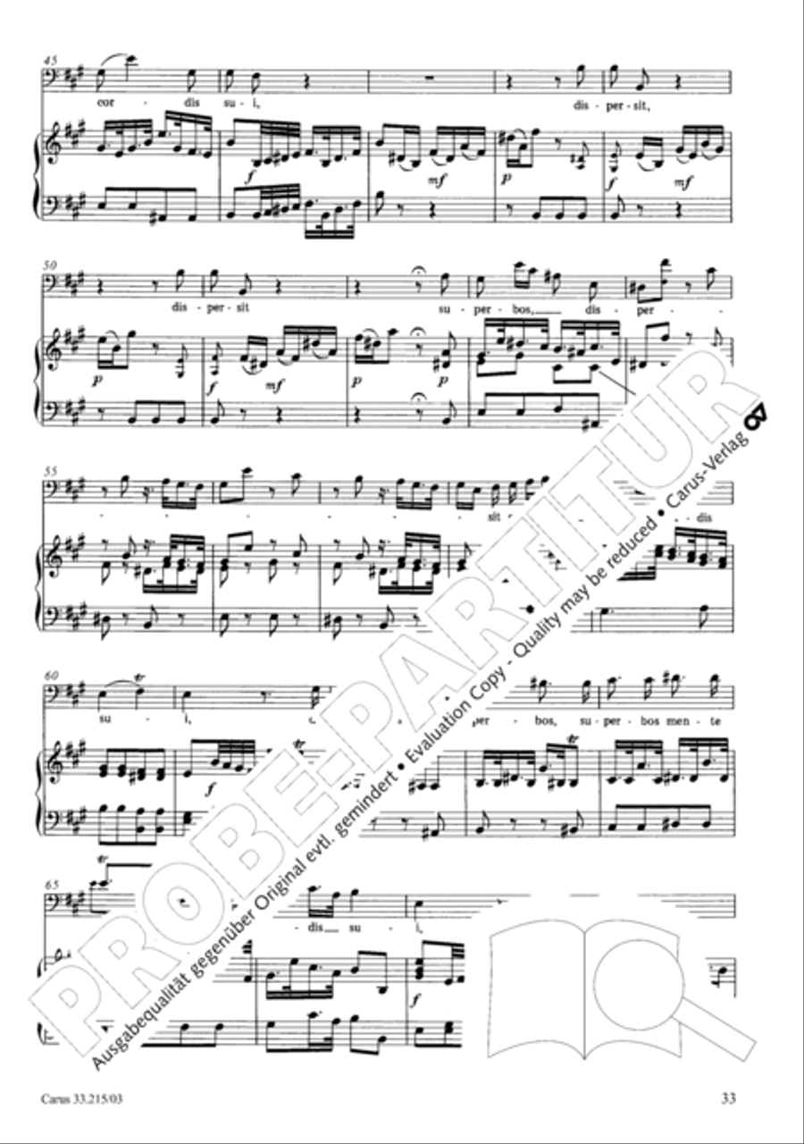 Magnificat Magnificat 4-Part scores gallery preview page 34