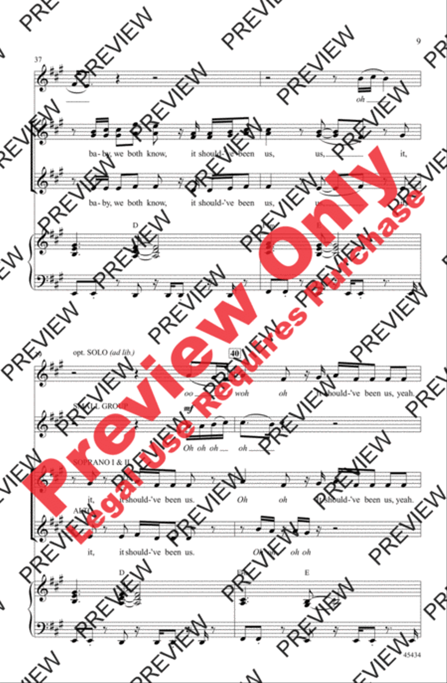 Should've Been Us Should've Been Us Women's Choir scores gallery preview page 9