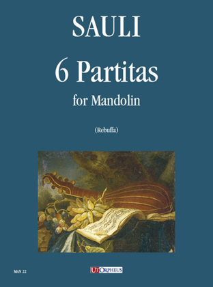 Book cover for 6 Partitas for Mandolin