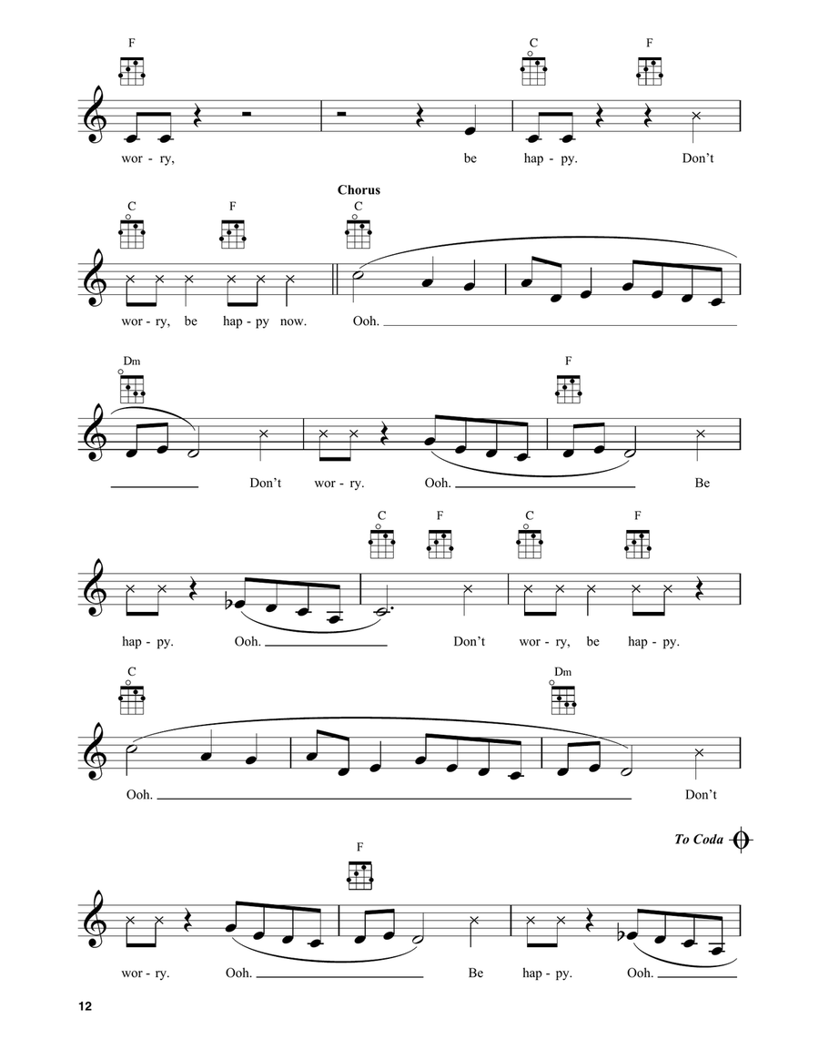 Don't Worry, Be Happy Banjo scores gallery preview page 2