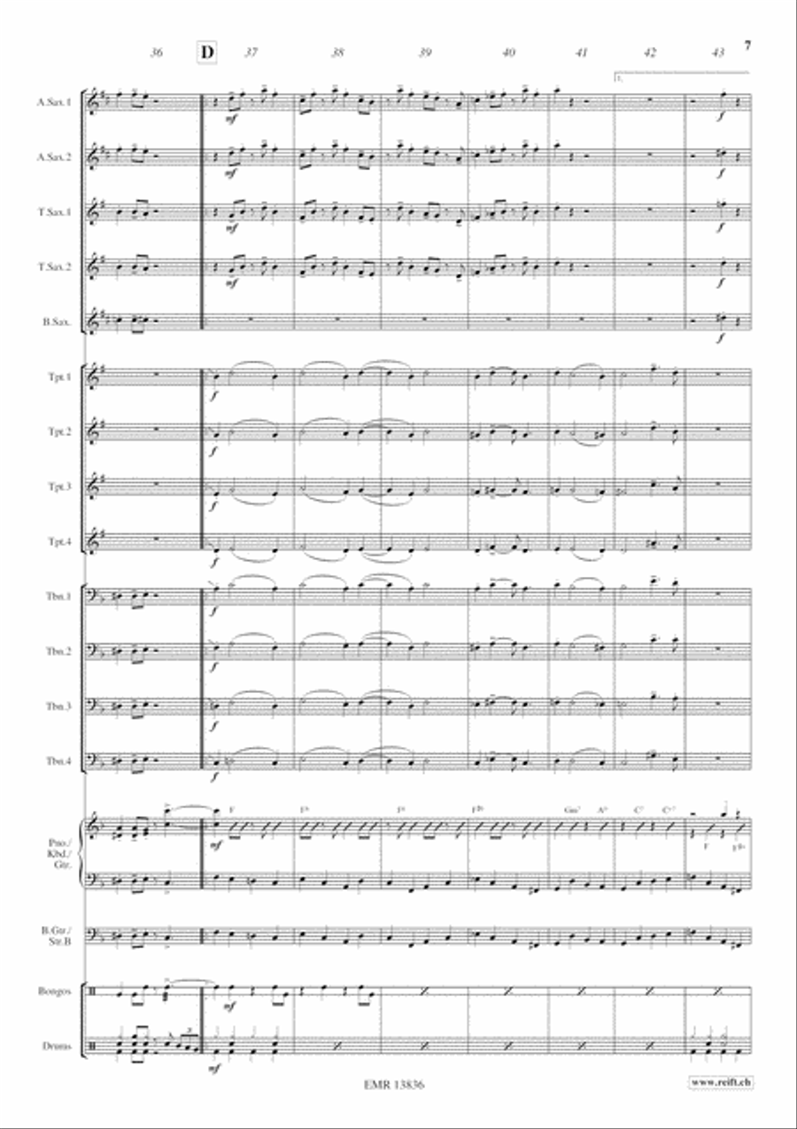 Rush Hour Rush Hour Big Band scores gallery preview page 8