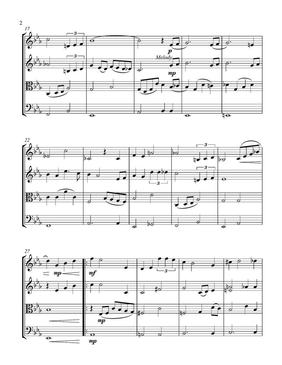 Till There Was You String Quartet scores gallery preview page 2