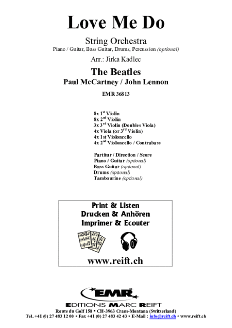 Love Me Do String Orchestra scores gallery preview page 2
