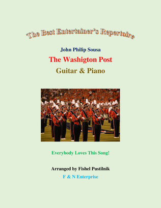 "The Washington Post"-Piano Background Track for Guitar and Piano-Video