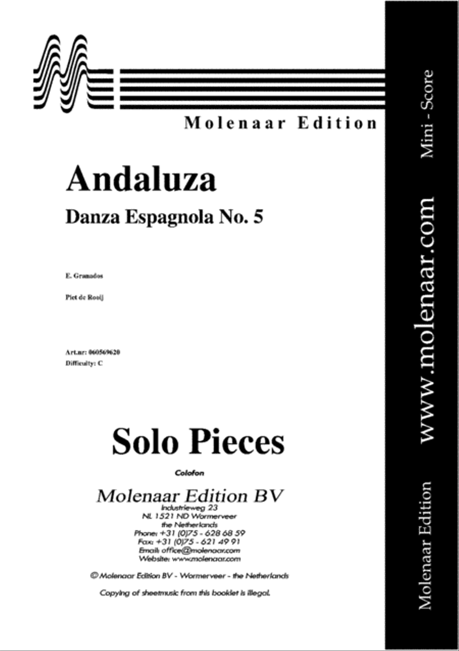Andaluza Piano Accompaniment scores gallery preview page 2