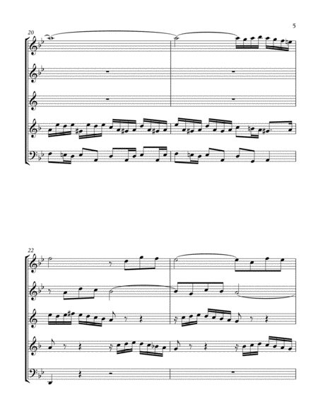 "Little" Fugue in g-minor for Woodwind Quintet image number null